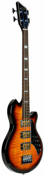 Basse électrique Supro Huntington 3 Bass Guitar with Piezo Tobacco Sunburst Flame - 4