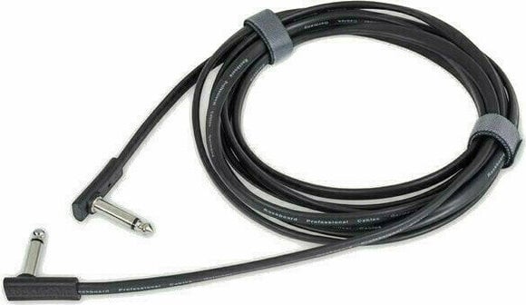 Câble pour instrument RockBoard Flat Noir 3 m Angle - Angle - 3