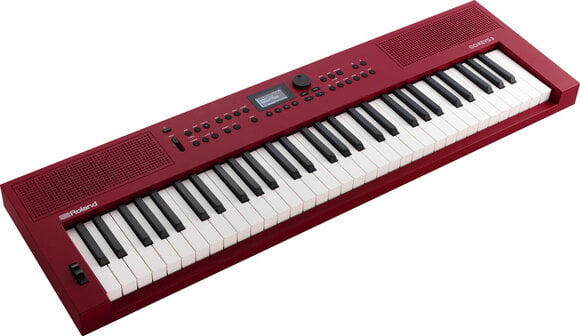 Keyboard with Touch Response Roland GO:KEYS 3 Dark Red - 2