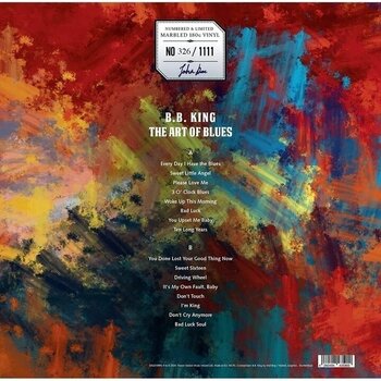 Vinyl Record B.B. King - The Art Of Blues (Limited Edition) (Numbered) (Blue Marbled Coloured) (LP) - 3