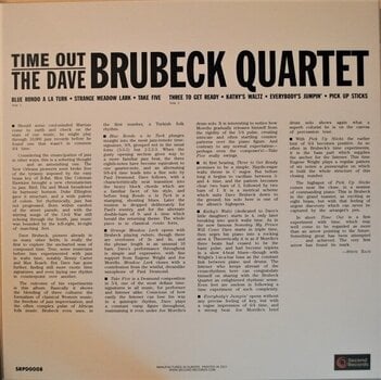Vinyl Record Dave Brubeck Quartet - Time Out (Reissue) (LP) - 4
