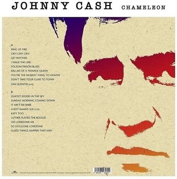 LP Johnny Cash - Chameleon (Limited Edition) (Reissue) (Pink Marbled Coloured) (LP) - 3