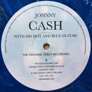 Грамофонна плоча Johnny Cash - With His Hot And Blue Guitar (Limited Edition) (Reissue) (Blue Marbled Coloured) (LP) - 3