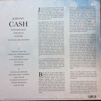 Schallplatte Johnny Cash - With His Hot And Blue Guitar (Limited Edition) (Reissue) (Blue Marbled Coloured) (LP) - 5