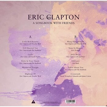 Schallplatte Eric Clapton - A Songbook With Friends (Limited Edition) (Transparent Lavender Marbled Coloured) (LP) - 2