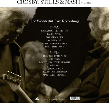 Грамофонна плоча Crosby, Stills & Nash - Timeless (The Wonderful Live Recordin) (Limited Edition) (Marbled Coloured) (LP) - 3