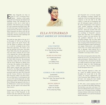 LP Ella Fitzgerald - Great American Songbook (Numbered) (Red Coloured) (LP) - 4