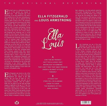 LP deska Ella Fitzgerald and Louis Armstrong - Ella & Louis (Limited Edition) (Numbered) (White Coloured) (LP) - 4