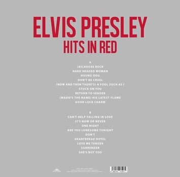 Disco de vinil Elvis Presley - Hits In Red (Limited) (Red Coloured) (LP) - 3