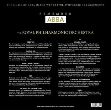 Disc de vinil Royal Philharmonic Orchestra - Remember ABBA (Limited Edition) (Numbered) (Reissue) (White Coloured) (LP) - 4