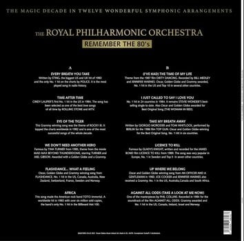 Disc de vinil Royal Philharmonic Orchestra - Remember The 80's (Limited Edition) (Numbered) (Golden Marbled Coloured) (LP) - 4