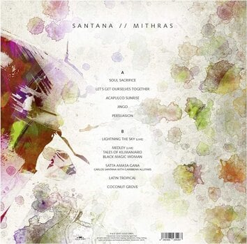 Disque vinyle Santana - Mithras (Limited Edition) (Numbered) (Lilac Marbled Coloured) (LP) - 4