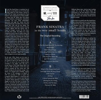 Hanglemez Frank Sinatra - In The Wee Small Hours (Limited Edition) (Numbered) (Grey/Black Marbled Coloured) (LP) - 3