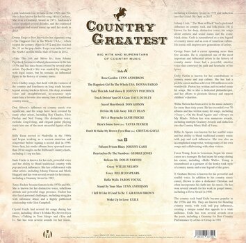 Disco de vinilo Various Artists - Country Greatest - Big Hits And Superstars Of Country Music (Limited Edition) (Yellow Marbled) (LP) Disco de vinilo - 4