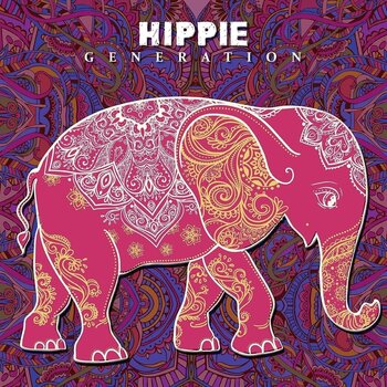 Δίσκος LP Various Artists - Hippie Generation (Limited Edition) (Orange Marbled Coloured) (LP) - 2