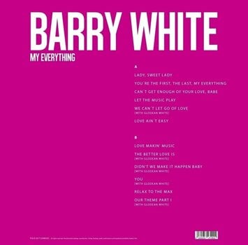 LP Barry White - My Everything (Limited Edition) (White Coloured) (LP) - 3