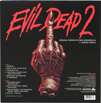 Vinyl Record Joseph LoDuca - Evil Dead 2 (Black and Forest Green Hand Poured Coloured) (LP) - 3