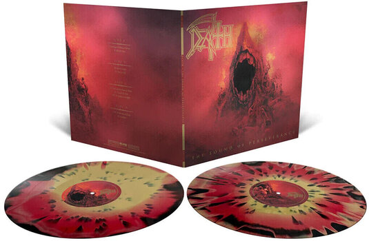 Vinylplade Death -The Sound Of Perseverance (Black, Red, and Golf Tri Coloured with Splatter Coloured) (2 LP) - 2