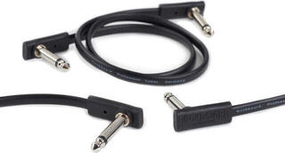 Patch Cable RockBoard Flat Patch Cable Black/Angled - Angled - 3