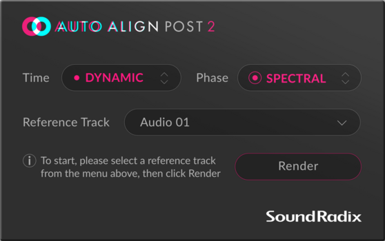 Studio software plug-in effect Sound Radix Auto-Align Post 2 (Digitaal product) - 3