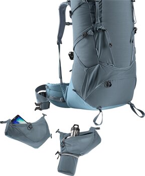 Outdoor plecak Deuter Aircontact Core 60+10 Graphite/Shale Outdoor plecak - 9