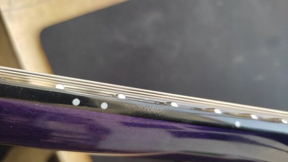 Chitarra Elettrica ESP LTD H-1000 Evertune QM See Thru Purple Sunburst (Danneggiato) - 2