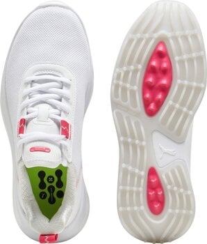 Juniorské golfové topánky Puma Fusion Crush Sport Spikeless Youth Golf Shoes White 35,5 - 6