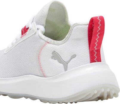 Junior golfcipők Puma Fusion Crush Sport Spikeless Youth Golf Shoes White 37,5 - 3