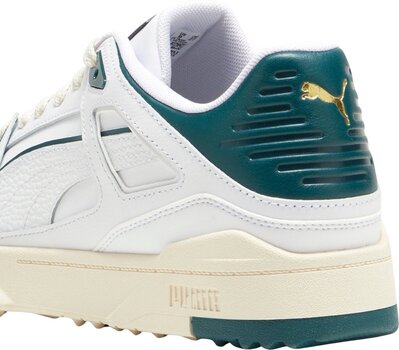 Calçado de golfe para homem Puma Slipstream G Spikeless Golf Shoes White 42 - 4