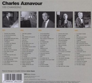 Music CD Charles Aznavour - 100 Chansons (5 CD) - 2