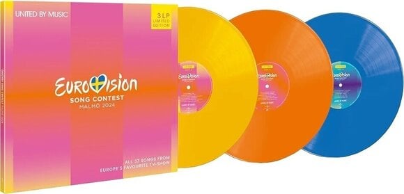 Disco de vinil Various Artists - Eurovision Song Contest Malmö 2024 (Coloured) (3 LP) - 2