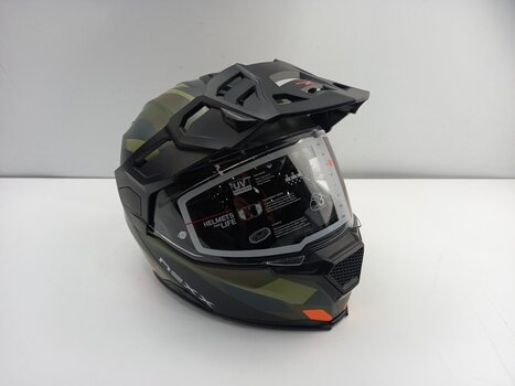 Helmet Nexx X.Vilijord Taiga Green/Orange MT S Helmet (Pre-owned) - 3