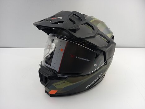 Helm Nexx X.Vilijord Taiga Green/Orange MT S Helm (Zo goed als nieuw) - 2