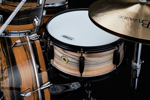 Caisse claire Tama WP1455BK-NZW 14" Natural Zebrawood Wrap - 7