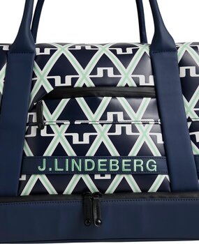 Чанта J.Lindeberg Boston Bag Print JL Navy - 3