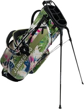 Golf Bag J.Lindeberg Play Stand Bag Print Calypso Oil Green Golf Bag - 4