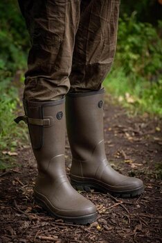 Buty wędkarskie Fox Buty wędkarskie Neoprene Lined Rubber Boots Camo/Khaki 44 - 5