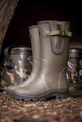 Angelstiefel Fox Neoprene Lined Rubber Boots Camo/Khaki - 3