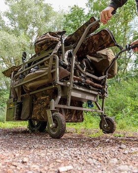 Chariot de pêche Fox Transporter 24V Power Plus Barrow 2 x 9Ah 12V Chariot de pêche - 10