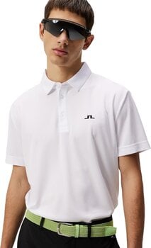 Polo Shirt J.Lindeberg Peat Regular Fit White XL Polo Shirt - 6