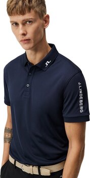Polo Shirt J.Lindeberg Tour Tech Slim Fit Mens Polo JL Navy M - 5