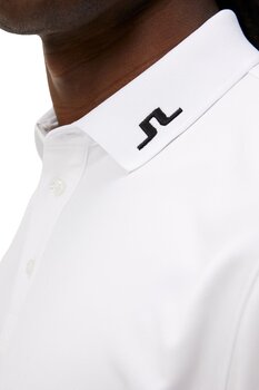Риза за поло J.Lindeberg Tour Tech Slim Fit Mens Polo White S - 6