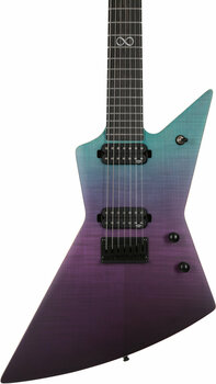 Guitarra elétrica de 7 cordas Chapman Guitars Ghost Fret 7 Pro Iris Sea - 3