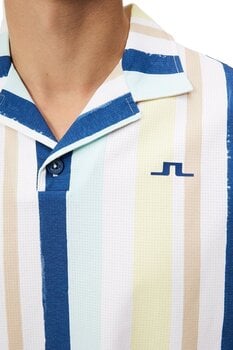Polo Shirt J.Lindeberg Resort Shirt Print Wax Yellow L Polo Shirt - 6