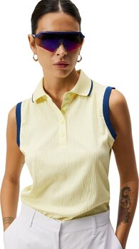 Polo Shirt J.Lindeberg Lila Sleeveless Top Wax Yellow M - 5