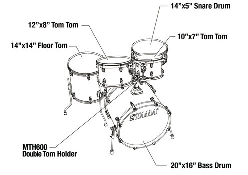 Trumset Tama CL50RS-GNL Gloss Natural Blonde - 10