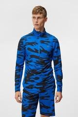 Jacke J.Lindeberg Luke Print Mid Layer Neptune Nautical Blue M Jacke - 1