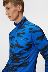 Jacke J.Lindeberg Luke Print Mid Layer Neptune Nautical Blue M Jacke - 4