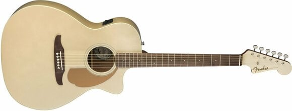 electro-acoustic guitar Fender Newporter Player Champagne - 3