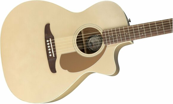 electro-acoustic guitar Fender Newporter Player Champagne - 4